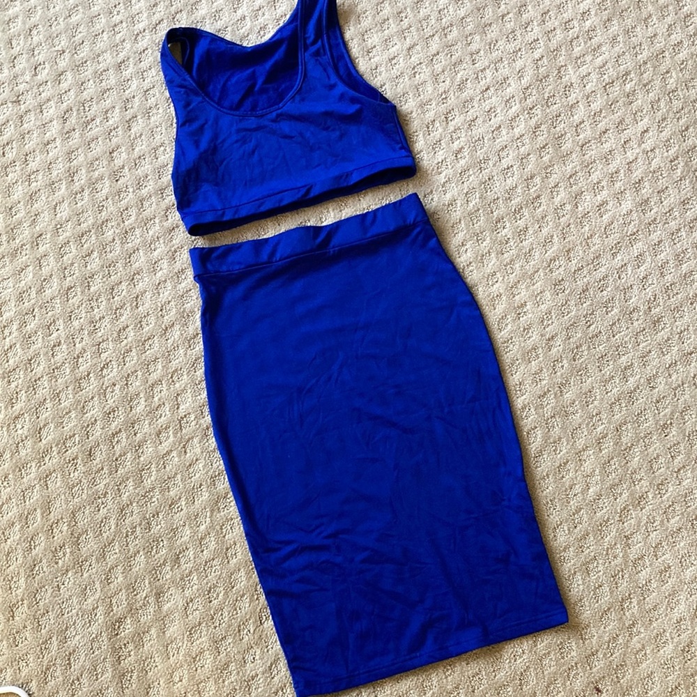 Blue Two-Piece Set